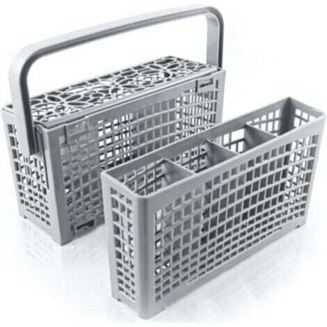 Panier Couvert Lave Vaisselle [23 x 8,5 &4,5 x 13,5cm]. Panier Lave Vaisselle avec Solution innovante 2 en 1 – Panier Couvert Lave Vaisselle Universel, résistant à la Chaleur.