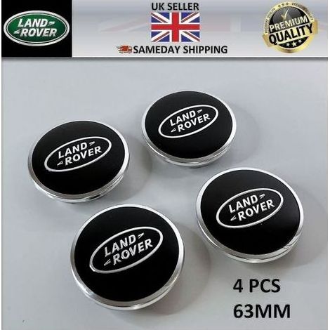 Land Rover black center trims for Range Rover Sport, Evoque, Velar and Discovery (63 mm) (1/4)