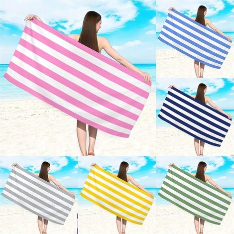 Strandtuch – Mikrofaser – Groß – Leicht – Schnelltrocknend – 90 x 180 cm – Grün (1/5)