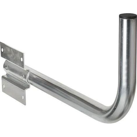 Support mural coudé - EXTRALINK - B600 - 600 mm - Acier galvanisé - Tube 38×1,5 mm (1/2)