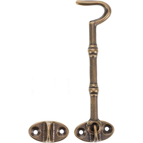 Loquet à Œillet Rotatif en Laiton 14 Cm Vis (1/5)