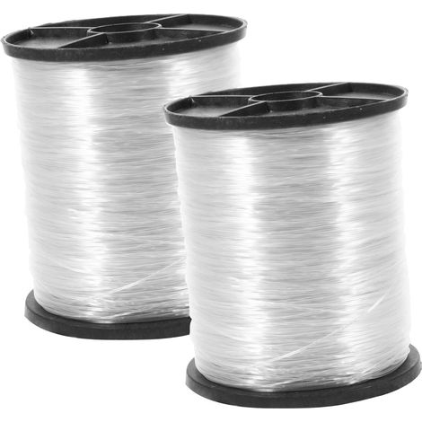 rouleaux de fil suspension transparent invisible pour guirlandes (1/5)