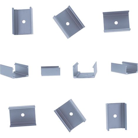 10 PZ Clip Guida Gancio Metallico Per Fissaggio Del Wall Washer Pieghevole