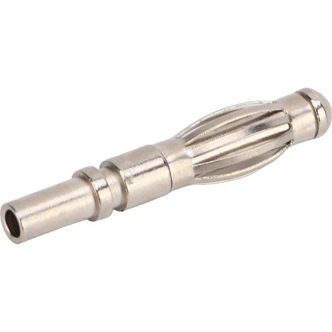 Lot de 20 fiches banane mâles 21.120 en cuivre nickelé Ø4mm pour appareils électroniques et instruments de mesure (1/5)
