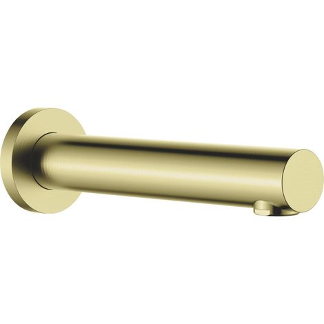 Bocca per vasca da bagno in ottone 20 cm finitura oro spazzolato - Casvo