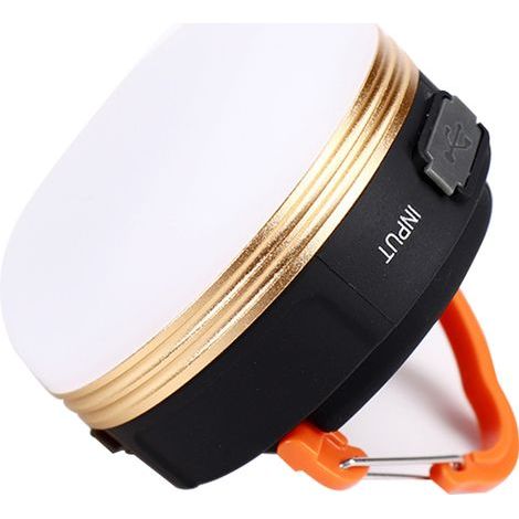 DirigéLampe de camping d'urgence. lampe de tente lumineuse et multifonctionnelle. modèle orange rechargeable (1/5)