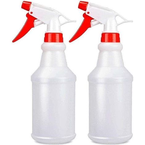 Flacon Pulvérisateur - 500 ml - Étanche Anti-obstruction - Pour Solutions Détachantes Plantes Animaux - Lot de 2 (1/4)
