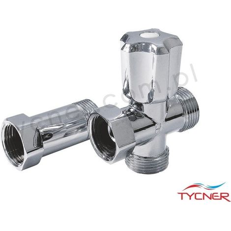 Waschmaschinenventil für Wandarmatur Tycner 3/4" x 3/4" x 3/4" (1/3)