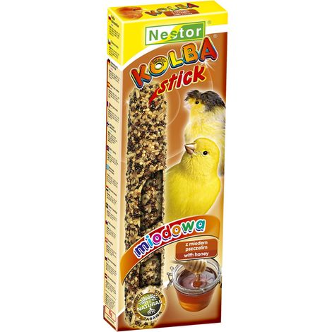 Kanarienfutterspender mit Honig 85 g, 2 Stück