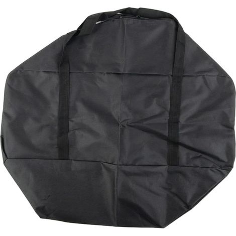 Large capacity waterproof 600D Oxford gym bag for camping, hiking, fitness, travel, weekends, getaways, school, black (60 x 31 x 24 cm) (1/5)