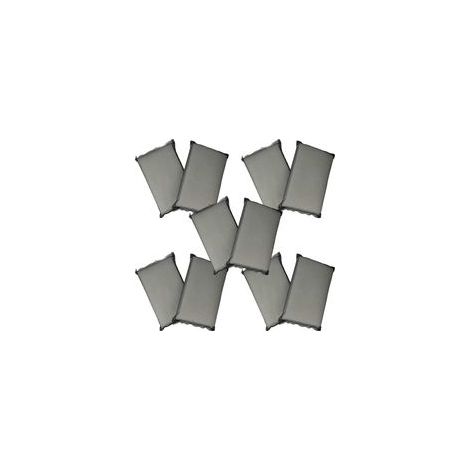 vhbw 10x Filtres compatible avec Dolphin E40i, E50, E50i, E60, E60i aspirateur, nettoyeur piscine - Coussin filtrant, 25 x 16 x 4 cm (1/5)