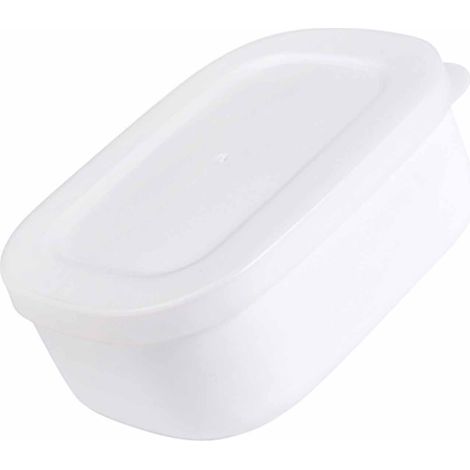 Mini-Lunchbox, tragbare Bento-Box, 280 ml, weiß, für Büro und Studenten (1/5)