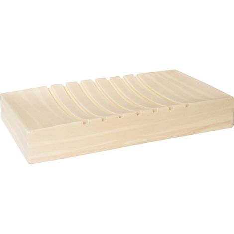 Portasaponetta serie cool da appoggio color legno chiaro (1/3)