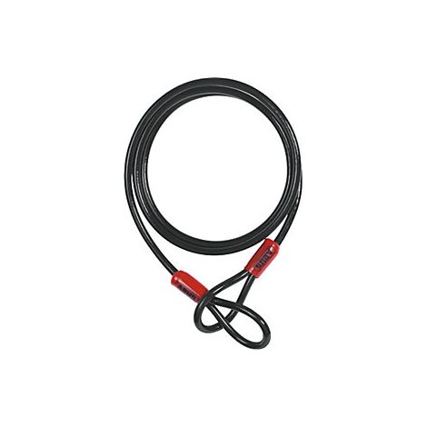 ABUS  Cavo di sicurezza con estremità a cappio  rivestito in