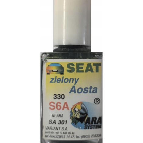 Ritocco vernice Seat LS6A S6A aostagruen PER GRAFFI (1/5)
