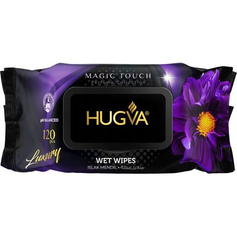 Hugva - Luxus Magic Touch Feuchttücher 120 Stück.