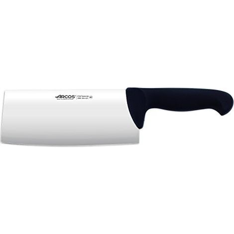 Macheta Arcos Colore - Prof 298525 in acciaio inox Nitrum e mango ergonomico nero Polipropilene e foglio 20 cm, e 2,5 mm di spessore in una custodia. (1/3)
