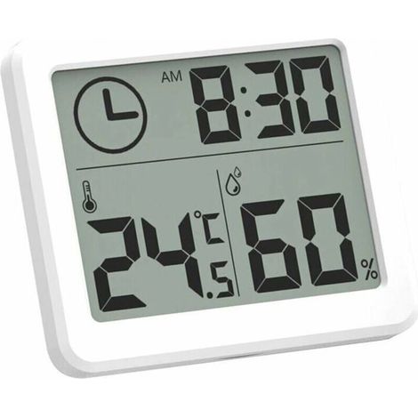 Termometro/igrometro digitale elettronico - Display LCD da 3,2 pollici - Intervallo di temperatura: 1070°C