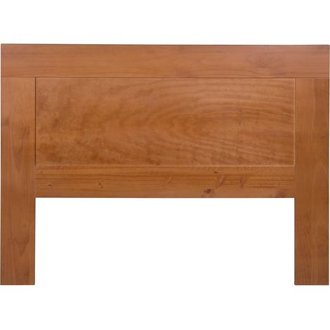 Cabecero para Somier de 150 cm Realizado en Madera de Pino Macizo y MDF Color Blanco Lacado Serie Kalpe Medidas (110x160x2) cm (altoxanchoxfondo