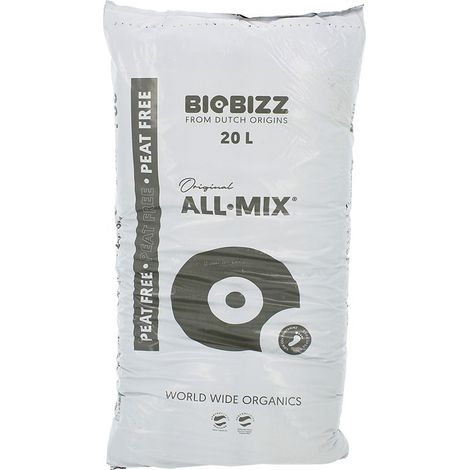 Terreau ALL.MIX en sac de 20 litres - BIOBIZZ - Sans tourbe