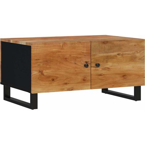 Maison Exclusive - Couchtisch 80x50x40 cm Massivholz Akazie & Hol (1/5)
