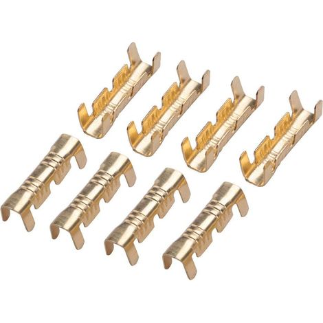 100 connettori di aggancio con terminali a pulsante per cablaggio rapido, sezione quadrata da 0,5-1,5 mm.