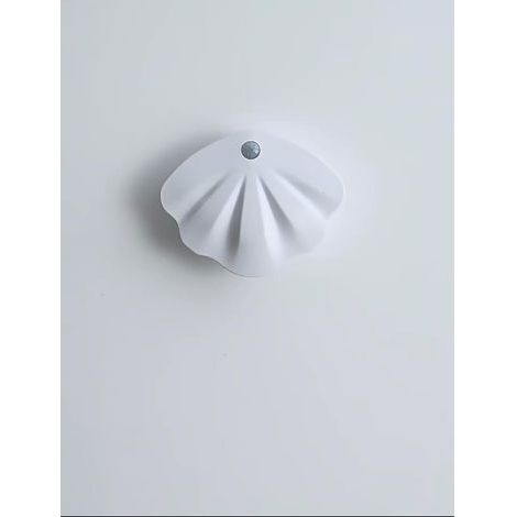 Lampe LED intelligente rechargeable avec capteur de corps humain, veilleuse magnétique sans câblage, applique murale intérieure, numéro de porte（Blanc） (1/3)