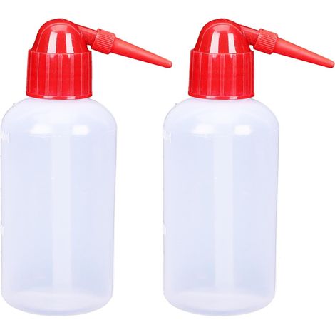 Lot de 2 Flacon Laveur Rouge en Plastique, 250ml pour Arrosage (1/5)