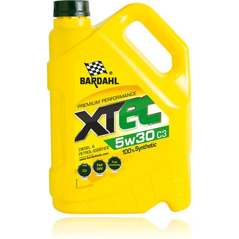 Bardahl – Huile moteur 5W30 100% synthèse C3 – 5L – Pour moteurs essence et diesel – Protection optimale contre l'usure (1/3)