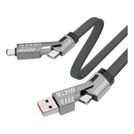 CAVO DI RICARICA MULTICONNETTORE 4IN1 'FAST CHARGE' 120 cm