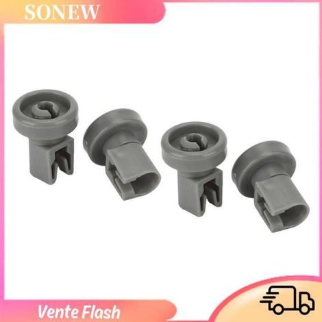 Roue Panier Inferieur Lave Vaisselle - PP - Compatible Favorit Privileg Zanussi - Lot de 4 (1/5)