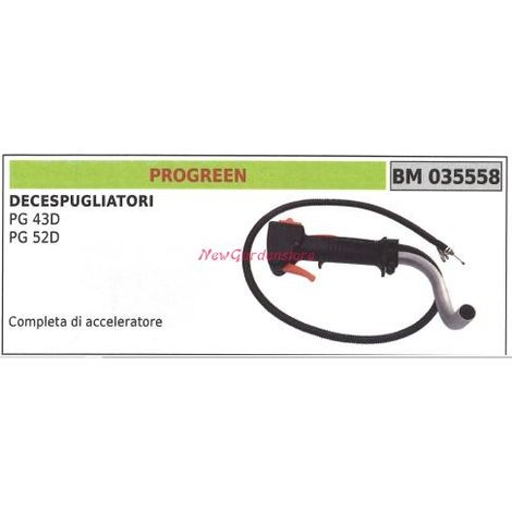 Impugnatura con acceleratore PROGREEN decespugliatore PG 43D 52D 035558
