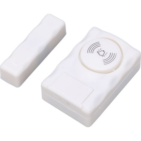 Système d'alarme antivol sans fil avec capteur magnétique pour portes et fenêtres, niveau sonore de 105 dB, pour maisons, hôtels et magasins.