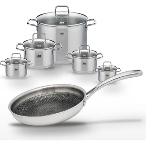 Lot de 5 Faitouts Elo Relief Evolution et Poêle 28 cm (1/5)