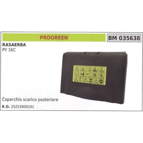 Hintere Auspuffabdeckung PROGREEN Rasenmäher Mäher PY 16C 035638