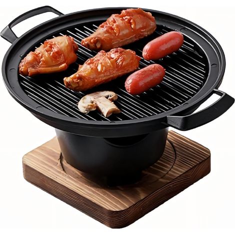 Portable Table Grill Smokeless BBQ Charcoal Grill for One Person, Indoor BBQ, Outdoor Picnic (1/5)