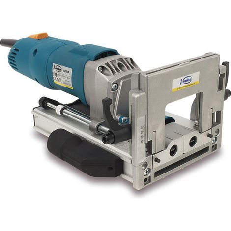 Virutex – Tourillonneuse 800W – Régulation de vitesse électronique – Perforations précises avec équerre réglable – Sortie de copeaux canalisée