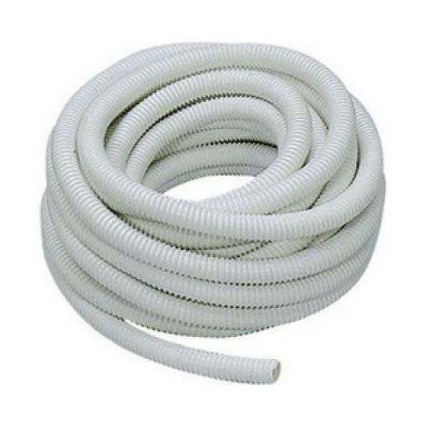 TUBO IN PVC SPIRALATO FLESSIBILE BIANCO A MT. Diam. 32