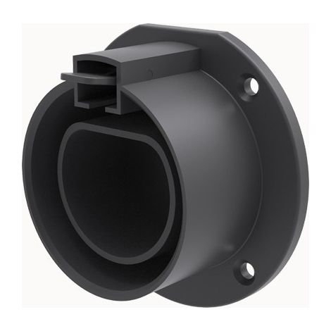 Supporto a parete per spina del cavo TIPO 2 per caricabatterie per auto elettriche, dritto