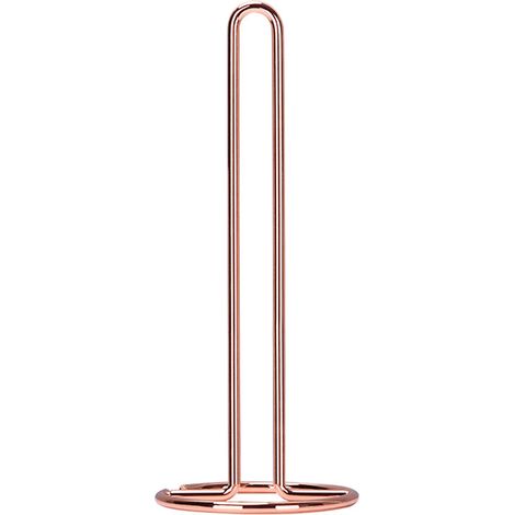 Porte-serviettes en acier inoxydable - Support vertical pour rouleau de papier en fer forgé - Idéal cuisine et salon (1/5)