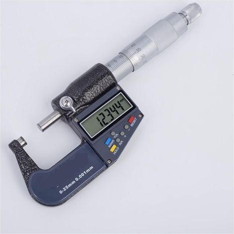 Micromètre numérique 0.001mm 0-100mm micromètres extérieurs électroniques jauge à étrier chromé Outils de Mesure 0-25-50-75-100mm(50-75mm) (1/5)
