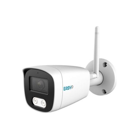 TELECAMERA BULLET IP WI-FI 6 EASY-P EP-IPB120A-4-WIFI6 4MP CON INTELLIGENZA ARTIFICIALE, OTTICA 2.8 MM, IR 30M, MICROFONO INTEGRATO, IP67, P2P E CORPO IN METALLO