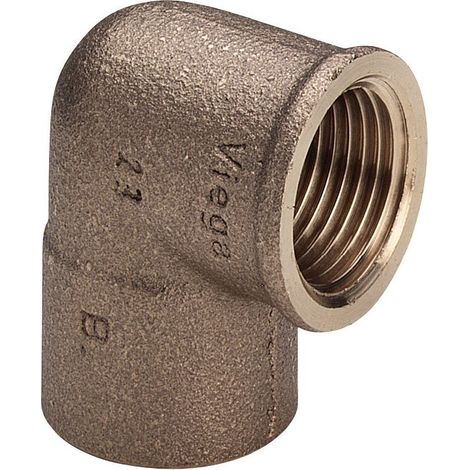 Viega Winkel 105693 12 mm x Rp 1/2, 90Grad, Rotguss (1/2)