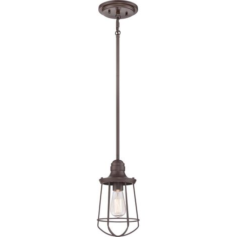 Elstead Marine - Mini suspension à 1 ampoule au plafond, bronze occidental, E27 (1/4)
