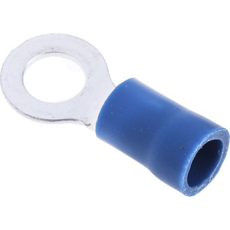 Cosses à œillet RS PRO, Isolé, Bleu, 2.5mm², M5, 9.5mm