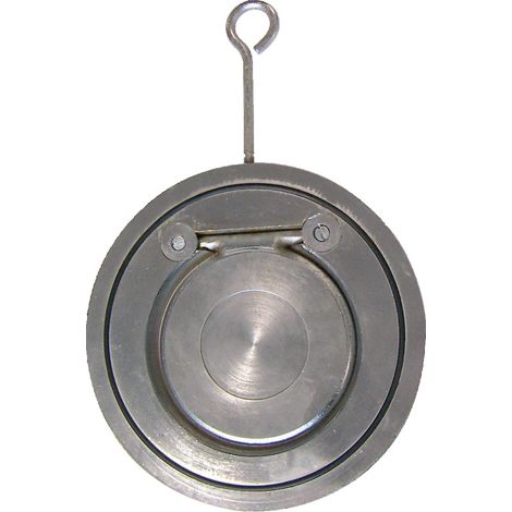 Tapón de acero de una hoja - Junta EPDM - Entre bridas PN10/16 Ø80