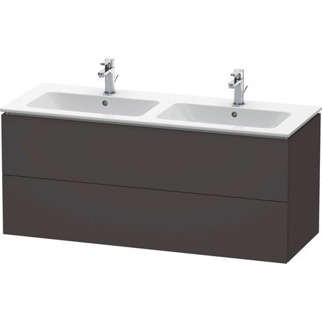 Duravit L-Cube Waschtischunterbau wandhängend, 2 Schubkästen,