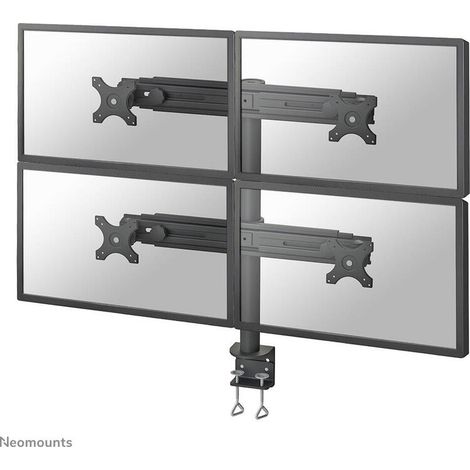 Neomounts FPMA-D700D4 soporte de escritorio negro para cuatro pantallas (1/4)