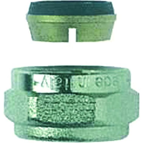 Raccordo a compressione per tubo rame art.595 - Specifiche: F 1/2 x Ø mm 16 - 5 pz