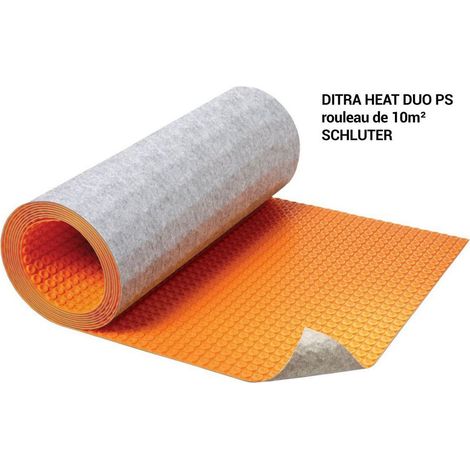 Natte de découplage pour chauffage autocollante 10m² DITRA HEAT DUO PS SCHLUTER